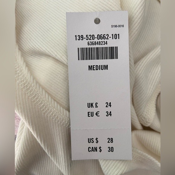 Abercrombie And Fitch Cream Bodysuit Size Medium - Picture 6 of 6